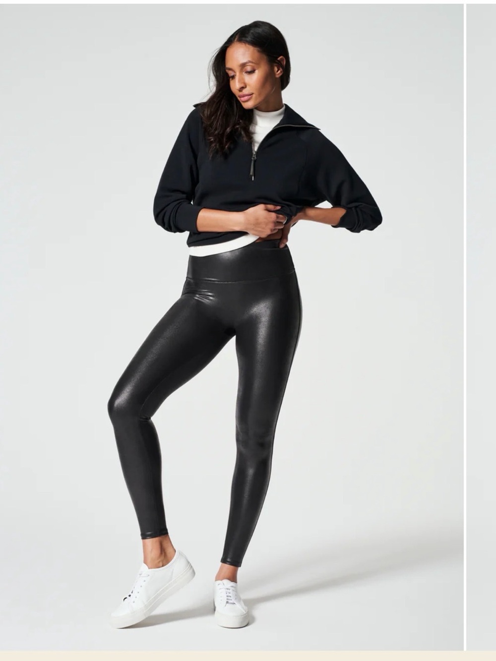 SPANX Faux-Leather Leggings